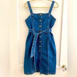 Divided Jean Dress